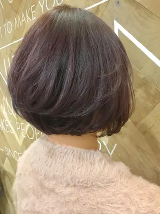 ショート カラー 🩷🍭中津・梅田 エリア🍬💜のヘアスタイル