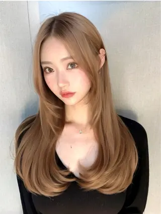 ミディアム カラー ヘアアレンジ 🫧新宿 髪質改善 /サスケ🫧のヘアスタイル