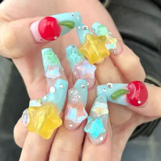 ネイル Nail ヌシん家 AKANEのネイルデザイン