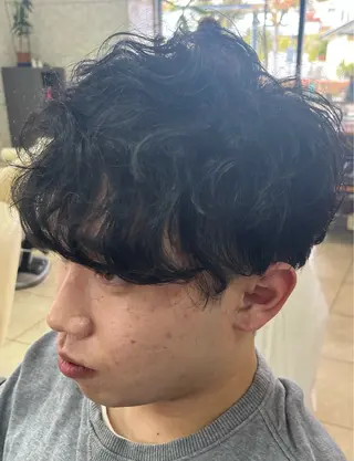 ショート メンズ SIKIBU FUKUYAMA所属・熊谷 拓海のヘアスタイル