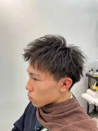 ショート 海老澤 玲二のヘアスタイル