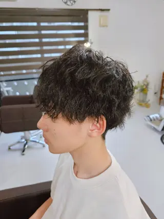 メンズ パーマ ma cherie naoのヘアスタイル