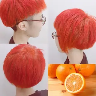 ショート カラー デザインカラー/ 推しの配色 肥後のヘアスタイル