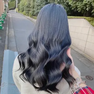 ロング カラー 🩶【推しハイトーン 】yuzu🩶のヘアスタイル