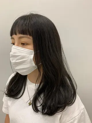 セミロング よしのり genieeのヘアスタイル