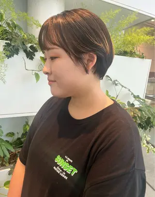 ショート Kuku所属・つぼみ/パーマ ／レイヤー／ボブのヘアスタイル