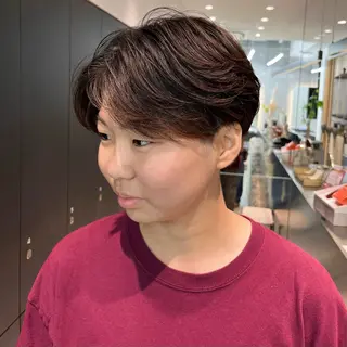 ショート パーマ ♥️ボブ/ショート/ ♥️minamiのヘアスタイル