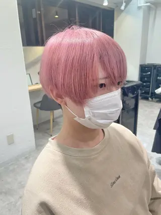 ショート カラー 田中大星 /ボブ 縮毛矯正のヘアスタイル