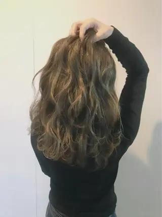 セミロング カラー ヘアアレンジ topstylist 芳賀みなみのヘアスタイル