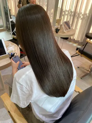 ミディアム 中村一樹/髪質改善/ 艶髪/艶カラー/美髪のヘアスタイル