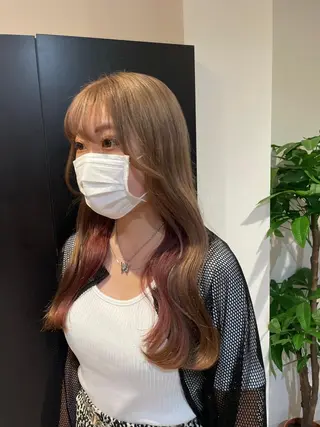 ロング 艶髪カラー✨ misaki .のヘアスタイル