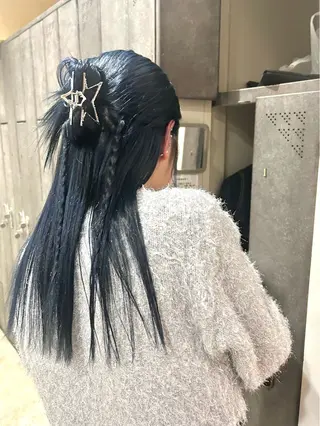 ロング ボブレイヤー/ ブリーチ/miyuuのヘアスタイル