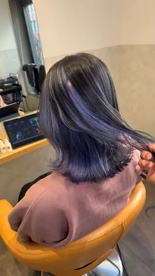 ミディアム カラー SALOWIN札幌大通り所属・札幌ハイトーン/ ブリーチカラー/ドイのヘアスタイル