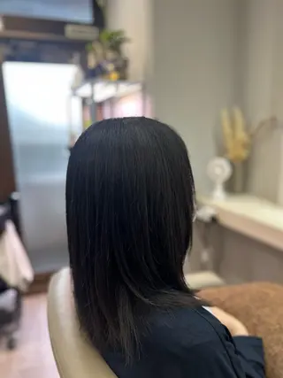 セミロング 池田 太一のヘアスタイル