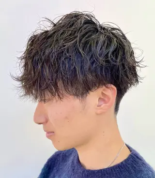 パーマ メンズ メンズ特化美容師 ‪✂︎‬ ユージのヘアスタイル
