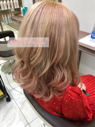 ミディアム 縮毛矯正/髪質改善 継続する美髪のヘアスタイル