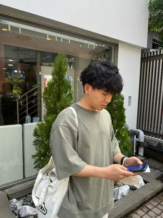 メンズ 透明感カラー🌱 🍑天野琴音🍑のヘアスタイル