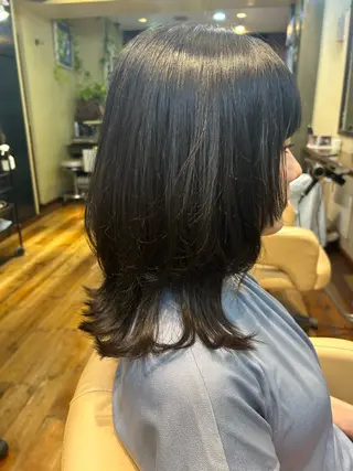 セミロング 🐱髪質改善/カット モデル あずさ🐱のヘアスタイル