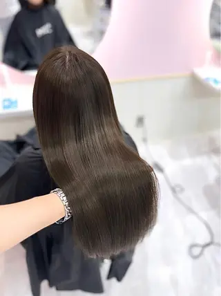 ロング 韓国/縮毛矯正/ カンタのヘアスタイル