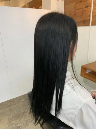 ロング カラー パーマ LEB所属・下河 宗太のヘアスタイル