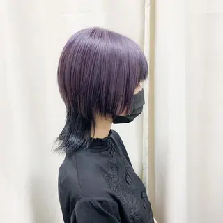 ショート カラー 透明感カラー/ 韓国ヘア/縮毛矯正のヘアスタイル