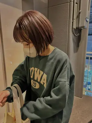 ショート カラー メンズヘア/レイヤー /ボブ山内春輝のヘアスタイル