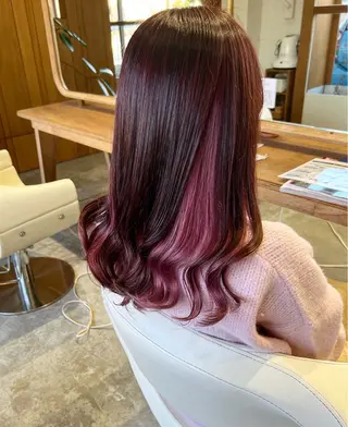 ロング カラー フラム所属・WATANABE MISAKIのヘアスタイル