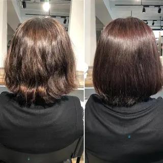 カラー ハイトーン/レイヤー /ケアブリーチ石川治のヘアスタイル