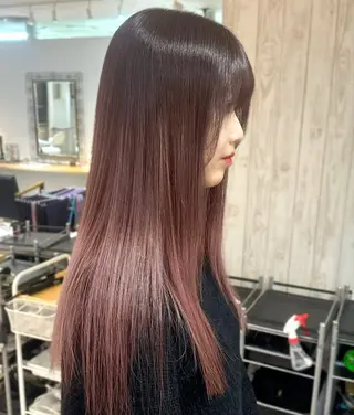 ロング cie所属・ふくし りこのヘアスタイル