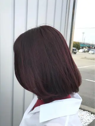 ミディアム カラー 髙橋 かすみのヘアスタイル