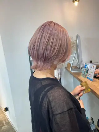 ショート カラー カラーモデル募集 吉原佳穂💗のヘアスタイル