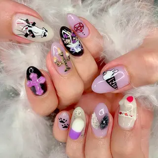 ネイル シェアサロンLei.g(レイジー)所属・3Dアートネイル💗 都築レナのネイルデザイン