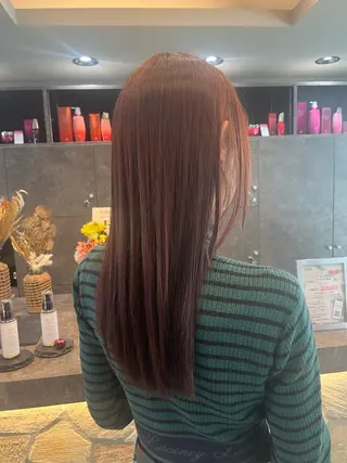 ロング 🥀髪質改善/カラー 縮毛矯正🥀金武のヘアスタイル