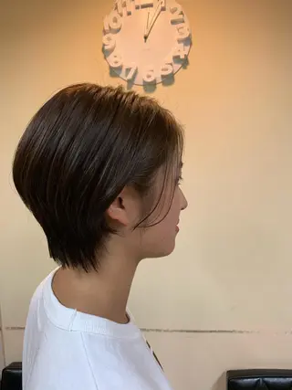 ショート ヨシミ カズヤのヘアスタイル