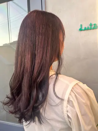 ロング カラー 武村美咲/ 暖色/艶カラーのヘアスタイル