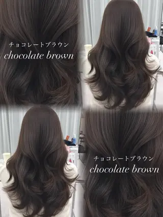 ロング カラー 韓国ヘア 紗希 🦋のヘアスタイル