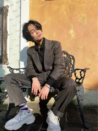 パーマ メンズ 菅原 英 /メンズカットのヘアスタイル