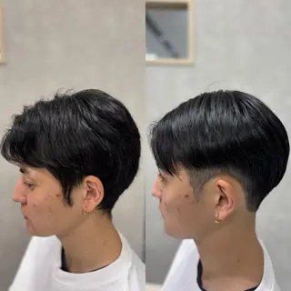 ショート メンズ メンズ特化韓国風 パーマスタイル/りんのヘアスタイル