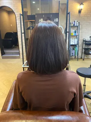 ミディアム カラー 髪質改善 ヒデのヘアスタイル