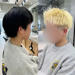メンズ Lond Mirror所属・けいし　メンズカット ボブカットのヘアスタイル