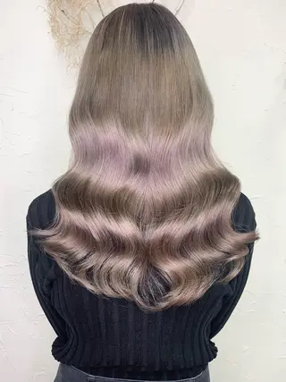 ロング カラー 映える顔周りカット ♥️韓国ヘア"ちぇるのヘアスタイル