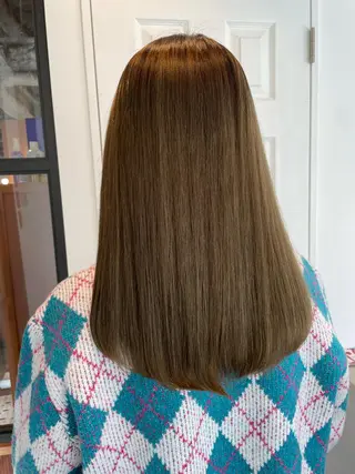 セミロング カラー 中目黒🌼 🌼ハナのヘアスタイル