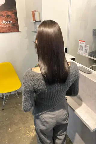 セミロング パーマ ✂似合わせカット 🦋カラーみやび🪽のヘアスタイル