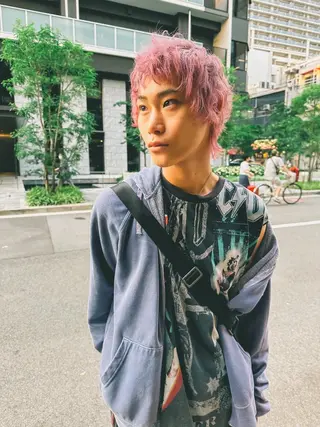 カラー メンズ 梅田 illfrere 所属・イルフレール ryuのヘアスタイル