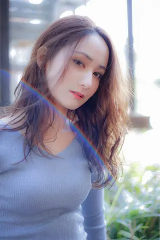 セミロング カラー パーマ 永田 崇のヘアスタイル