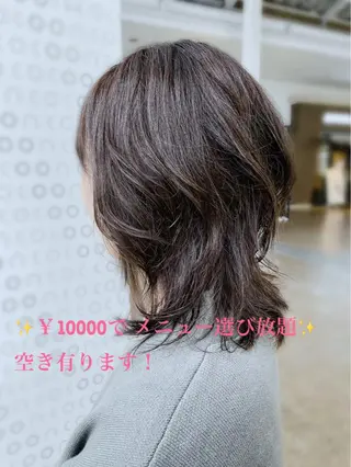 ミディアム カラー パーマ toap.所属・大野 あさみのヘアスタイル