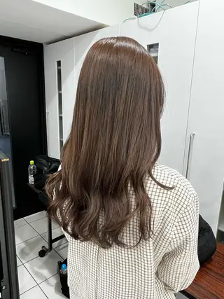 ロング カラー レイヤー/ハイトーン ೀユイ🌙のヘアスタイル