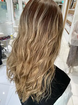 ロング カラー 新規限定カット無料 クーポン有り【桂口】のヘアスタイル