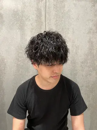ショート パーマ メンズ 瀧野 翔吾【メンズ特化】のヘアスタイル