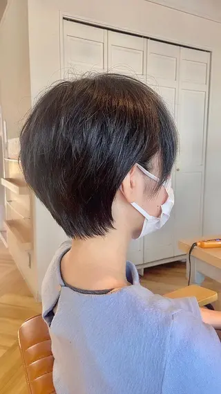 ショート カラー ヘアアレンジ ✨髪質改善/透明感✨ 西野　陽のヘアスタイル
